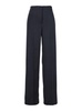 Blue Tailored Pants in Satin Woman