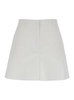 White Shorts with Belt Loops in Cotton Woman