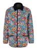 'La Veste Matelassée' Green Reversible Jacket with Embroidered Logo on the Front in Tech Fabric Man
