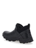 Black Ankle Boots with 4G Motif in Rubber and Fabric Man