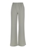 'Rapolano' Creen Pants with Elastic Waist and Wide Leg in Silk Blend Woman