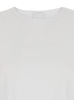 White Crewneck T-Shirt in Cotton Woman