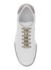 'Portofino' White Sneaker with Logo Print on the Sole in Leather Man