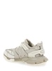'Track' Beige Low Top Sneakers with Logo Detail in Mesh and Nylon Man