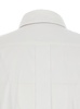 White Shirt with Pointed Collar in Cotton Blend Woman