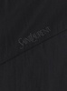 Saint Laurent Black Jacket With High Neck And Logo Lettering On The Front In Tech Fabric Man