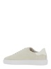 'clean 90' Beige Low Top Sneakers With Logo Lettering On The Side In Suede Man