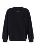 'le Slogan Classique' Black Crewneck Sweatshirt With Contrasting Print In Cotton Man
