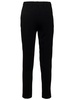 Black Pants With Side Pockets In Stretch Fabric Woman