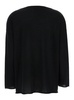 Black Pullover With Boart Neckline In Wool Woman
