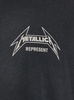 '40 Year Anniversary X Metallica' Black T-shirt With Front And Back Logo Print In Cotton Blend Man