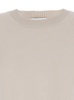 Beige Crewneck Sweater In Cashmere Woman