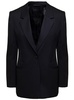 Single-breasted Jacket With Notched Revers