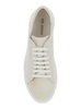 'clean 90' Beige Low Top Sneakers With Logo Lettering On The Side In Suede Man
