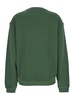 'privacy Please' Green Crewneck T-shirt With Tonal Logo Embroidery On The Front In Cotton Blend Woman