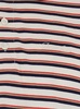Multicolor Polo Shirt With All-over Striped Motif And Logo Embroidered On The Front In Cotton Man