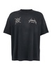 '40 Year Anniversary X Metallica' Black T-shirt With Front And Back Logo Print In Cotton Blend Man