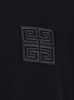 Givenchy Black Crewneck T-Shirt With 4G Logo Application On Chest In Cotton Man