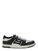 Amiri 'Skel Top Low' Black And White Sneakers With Logo Patch On Thetongue And Contrasting Details On The Side In Leather Man