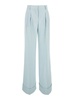 The Andamane Light Blue Straight Pants With Pinces  In Line Blend Woman
