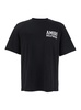 Amiri 'Jazz Wolf' Black Crewneck T-Shirt With Logo Lettering On The Front And Maxi Print On The Rear In Cotton Man
