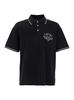 Amiri Black Polo Shirt With Classic Collar And Logo Embroidery On Front And Rear In Cotton Man