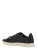 Tom Ford 'Warwick' Black Sneaker With Perforated T Detail On The Side In Leather Man