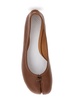 'Tabi' Brown Ballet Flats With Pre-Shaped Toe In Smooth Leather Woman