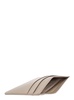 Grey Card Holder With Logo In Hammered Leather Woman