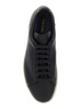 Tom Ford 'Warwick' Black Sneaker With Perforated T Detail On The Side In Leather Man