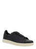 Tom Ford 'Warwick' Black Sneaker With Perforated T Detail On The Side In Leather Man