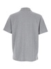 Grey Polo Shirt With Embroidered Logo On The Front In Cotton Man