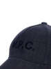 'Eden' Blue Baseball Cap With Embroidery In Denim Man