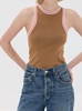 nelly tank top in deep honey
