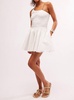 gaia skirt in optic white