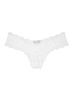 women's never say never cutie thong panty in white