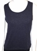 bra-friendly knit tank in denim