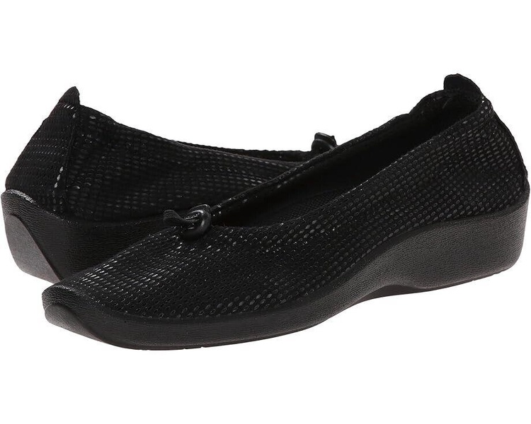 l14 ballet flat women's eu 42 (w 10.5-11) black slip on shoes fzp268 (black,(w 10.5-11))