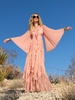 DAY SUNBURST SLEEVE MAXI DRESS
