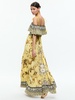 KIA OFF THE SHOULDER TIERED MAXI DRESS