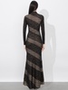 DELORA LACE PANELED DRESS