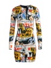 A+O X THE BEATLES DELORA MINI DRESS
