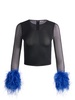 DELAINA FEATHER TOP