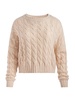 CECILIE CABLEKNIT PULLOVER