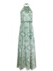 DANIKA HALTER MAXI DRESS WITH BELT