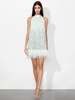 ERNA FEATHER MINI DRESS