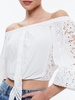 IVY OFF THE SHOULDER CROPPED TOP