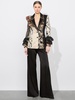 FAIE MIXED MEDIA BLAZER