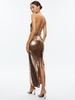 FIFI SEQUIN STRAPLESS MAXI DRESS