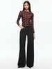 A+O X TOM WESSELMANN DELAINA MESH LONG SLEEVE TOP